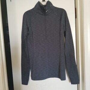 Under Armour Gray Long Sleeve 1/4 zip Pullover for Women size S